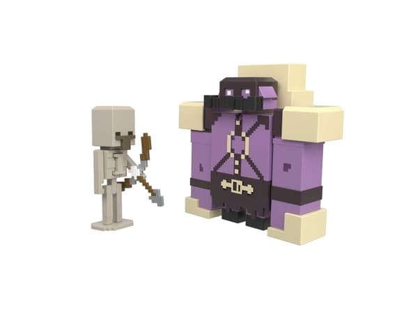 Minecraft LEGENDS PIGMADILLO VS SKELETON Figures, 6 år, Flerfarget, Plast