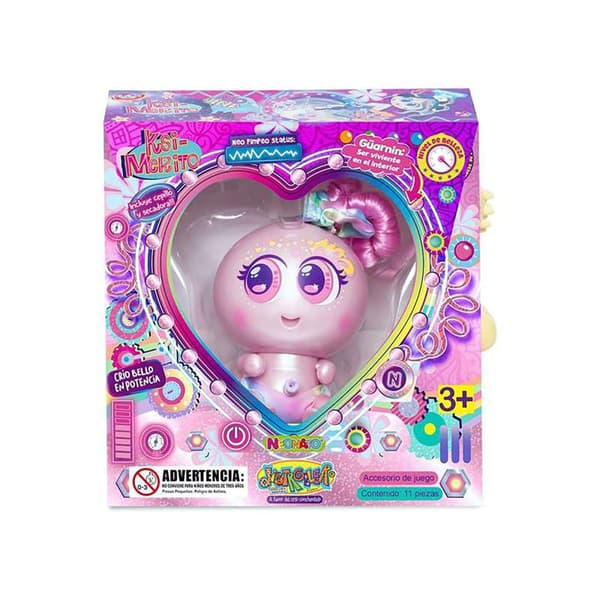 Bandai Nukke Ksimerito Manchicuepa Biuty Taim Includes Accessories For Your Beauty Session 18.5x16x19.5 Cm