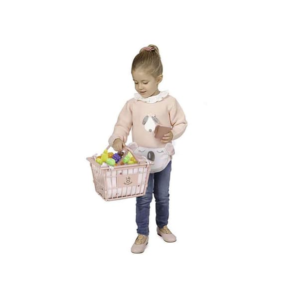 Decuevas Kundvagn Koala Baby Carrier With Set Of 12 Fruits For Dolls Up To 50 Cm 30x50x62 Cm