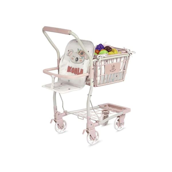Decuevas Kundvagn Koala Baby Carrier With Set Of 12 Fruits For Dolls Up To 50 Cm 30x50x62 Cm