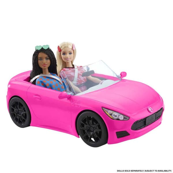 Barbie Rosa Lodrät Fordonsleksak Med Rullande Hjul Docka Con Rosa 3 Years