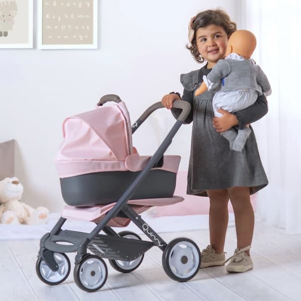 Smoby Stol + Maxi Pink Barneseng Combi Søvfarvet