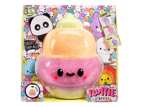 Mga Hit Mga Fluffie Stuffiez Big Ice Cream Pehmolelu