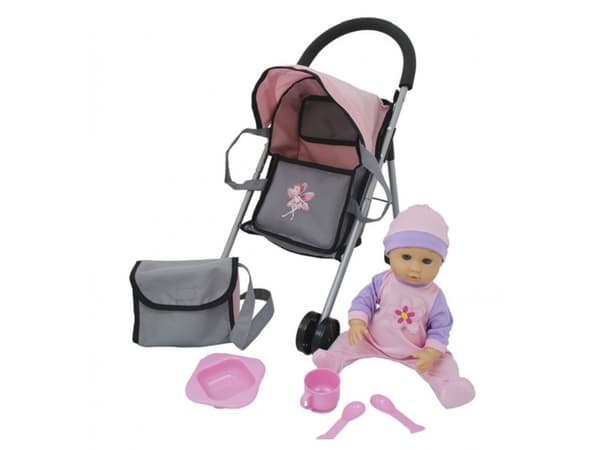 Smily Barnvagn Barnvagn med lalka