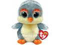 Miniatyrbilde 2 av 2: Meteor Mascot TY Penguin grå Fisher 15 cm