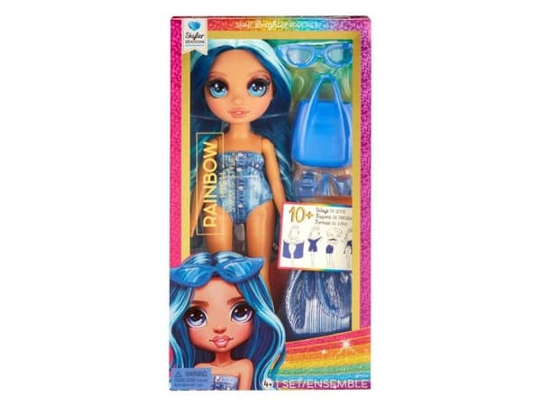 MGA Kūdikio lėlė Rainbow High Swim - Style Doll - Skyler (Mėlyna)