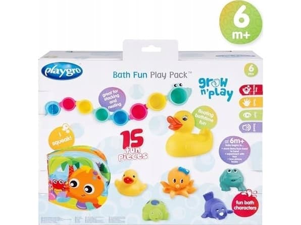 PLAYGRO Fun Play badleksaksset, 0188341