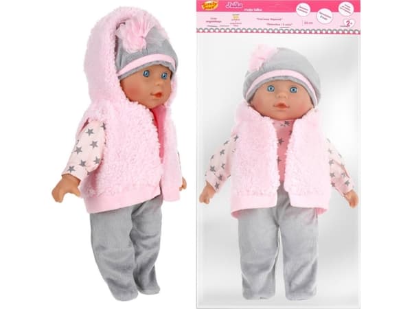 Smily Smile Doll Julka underviser, synger, forteller en historie
