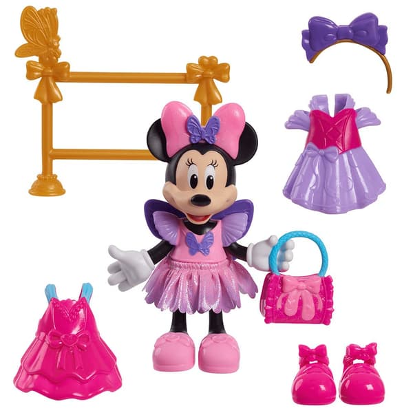 Just Play Minnie Mouse Glitter And Glam Pet Fashion Set Docka