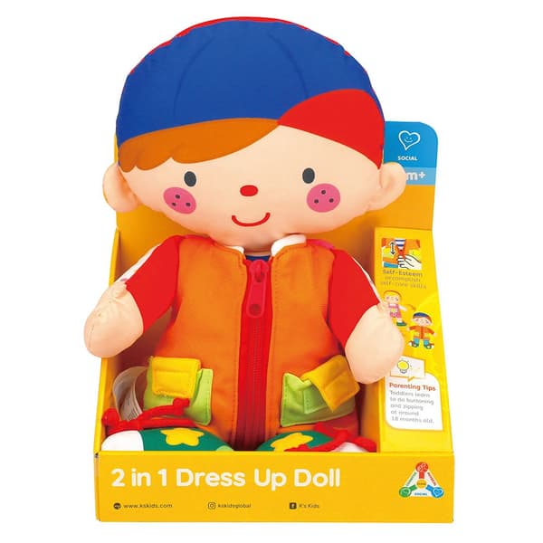K´s Kids Kskids Dress Up 2 In 1 Wayne & Julia Docka