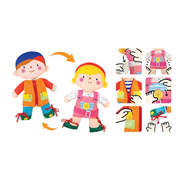 K´s Kids Kskids Dress Up 2 In 1 Wayne & Julia Docka