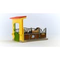 Miniatyrbild 3 av 10: Schleich Farm World Playset Pony Box With Iceland Pony Stallion Docka