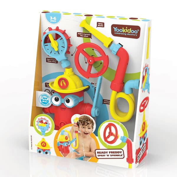 Yookidoo Bath Toy Ready Freddy Spray ´n´ Sprinkle Dukke