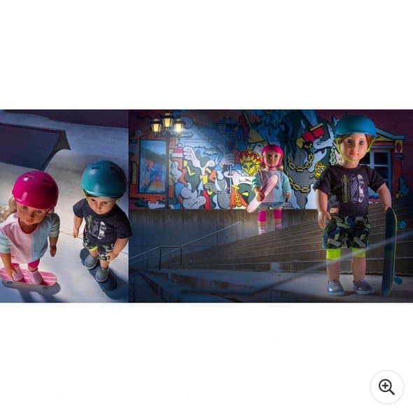 Our Generation  Theodore Doll With Skateboard
