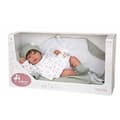 Miniatyrbild 1 av 9: MuÑecas Arias Paulina Med Filt Babydocka 45 Cm