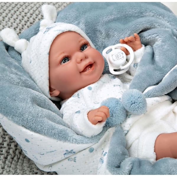 MuÑecas Arias Elegance Babyto-dukke Med Tæppevægt 35 Cm