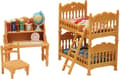 Miniatyrbilde 3 av 4: Sylvanian Families Barnerom på bondegård med køyeseng