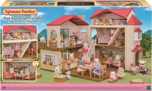 Sylvanian Families 5708 - Kaupunkitalo Ullakolla
