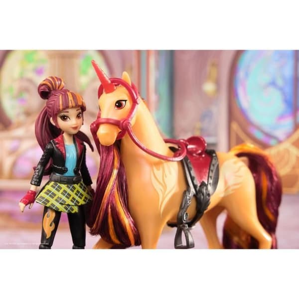 SPIN MASTER UNIHORN OCH CINDER OCH VALENTINA DOLL SET Unicorn Academy