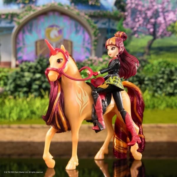 SPIN MASTER UNIHORN OCH CINDER OCH VALENTINA DOLL SET Unicorn Academy