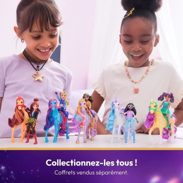 SPIN MASTER UNIHORN OCH CINDER OCH VALENTINA DOLL SET Unicorn Academy