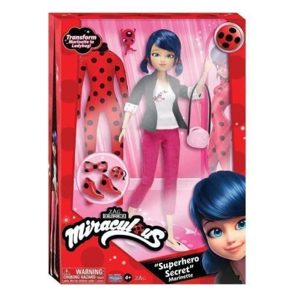 Bandai - Miraculous Ladybug - 26 cm modedocka och hennes två outfits