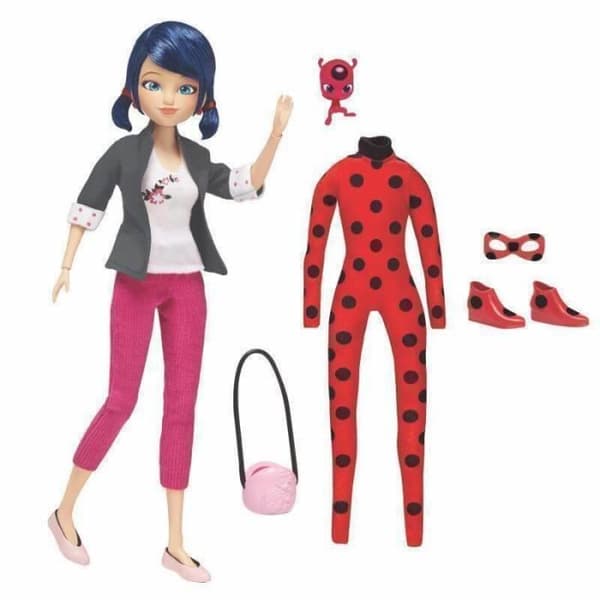 Bandai - Miraculous Ladybug - 26 cm modedocka och hennes två outfits