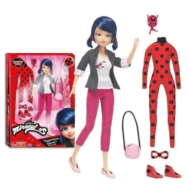 Bandai - Miraculous Ladybug - 26 cm modedocka och hennes två outfits