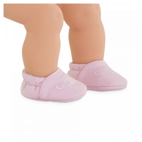 Rosa tofflor för 30 cm babydockor - COROLLE - Lätt att ta på - Blandat