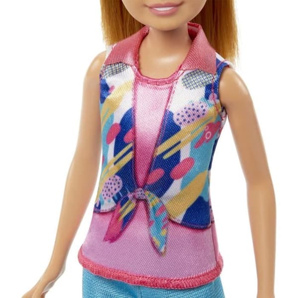 Barbie-Stacie och Barbie dockset med 2 valpar och tillbehör HRM09