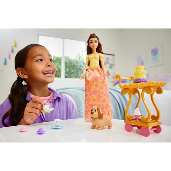 Disney Princess - Belle och hennes te-set - Dockor - 3 år och uppåt