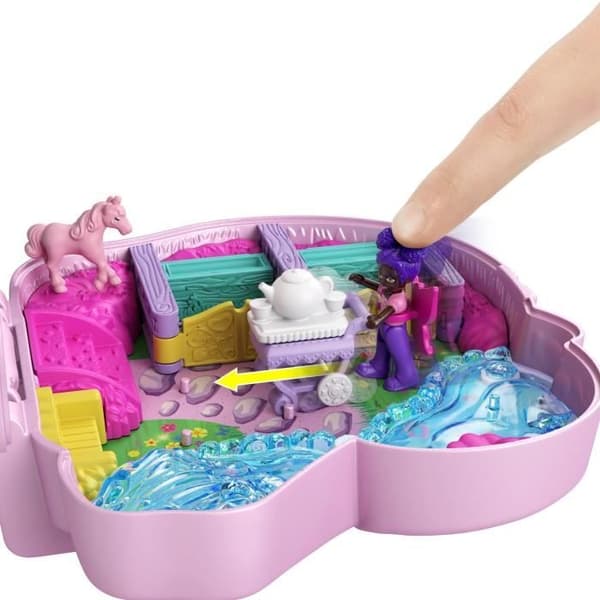 Polly Pocket - Unicorn Forest Box - Mini-Universe Doll - från 4 år och uppåt