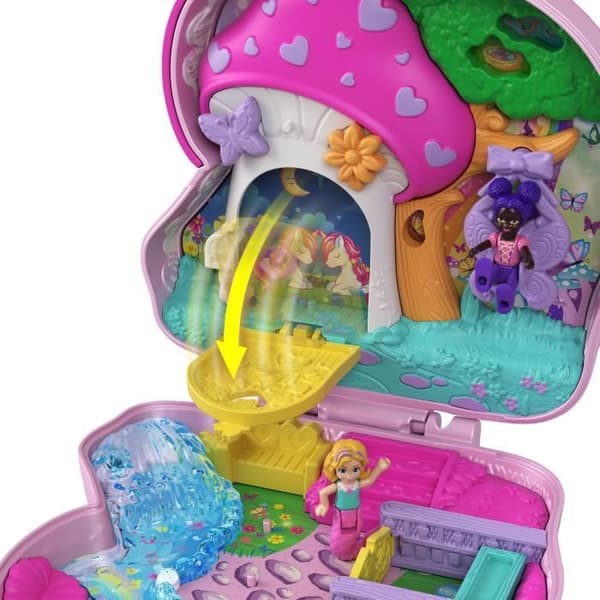 Polly Pocket - Unicorn Forest Box - Mini-Universe Doll - från 4 år och uppåt