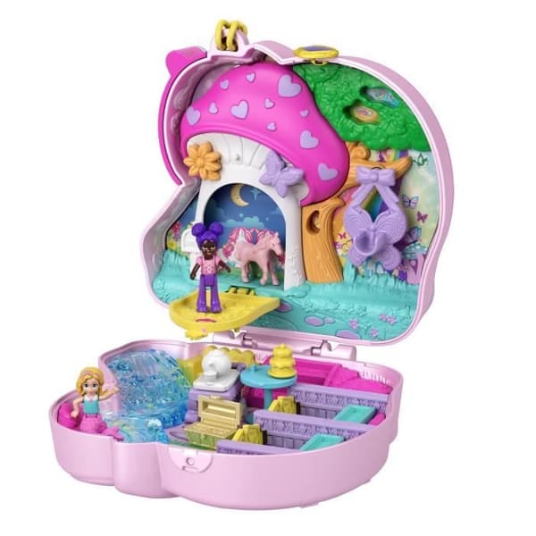 Polly Pocket - Unicorn Forest Box - Mini-Universe Doll - från 4 år och uppåt