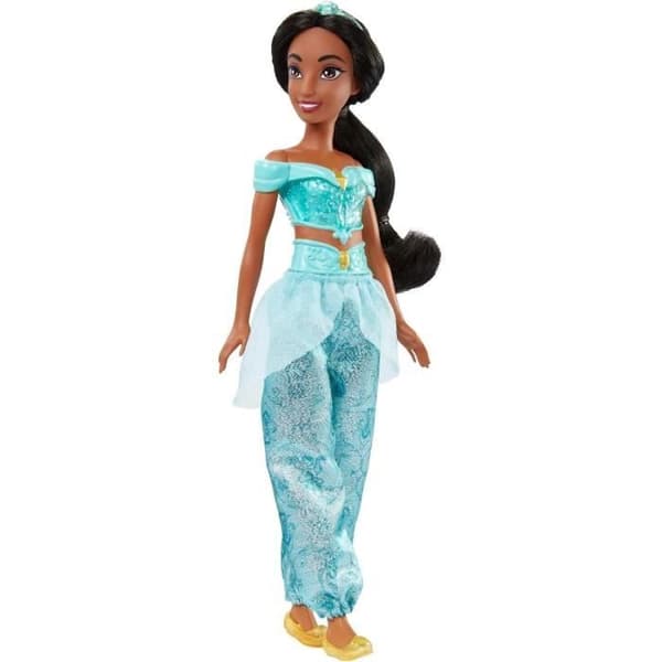 Jasmindocka 29 cm, Mattel Disney Princess Doll dressing och tillbehör HLW12