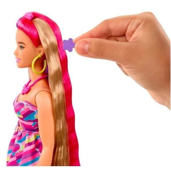 Mattel Barbie docka Totally Hair Flowers - 0194735014866