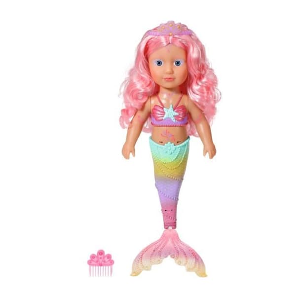 Baby Born Little Sister Mermaid Doll - ZAPF - 46 cm - Flerfärgad - från 3 år och uppåt