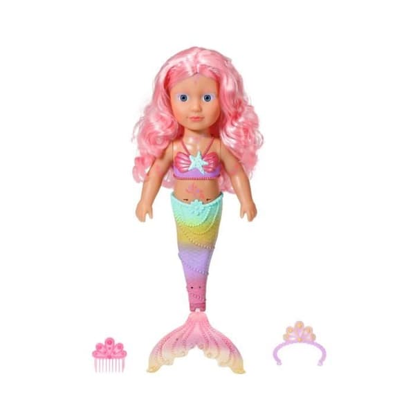 Baby Born Little Sister Mermaid Doll - ZAPF - 46 cm - Flerfärgad - från 3 år och uppåt