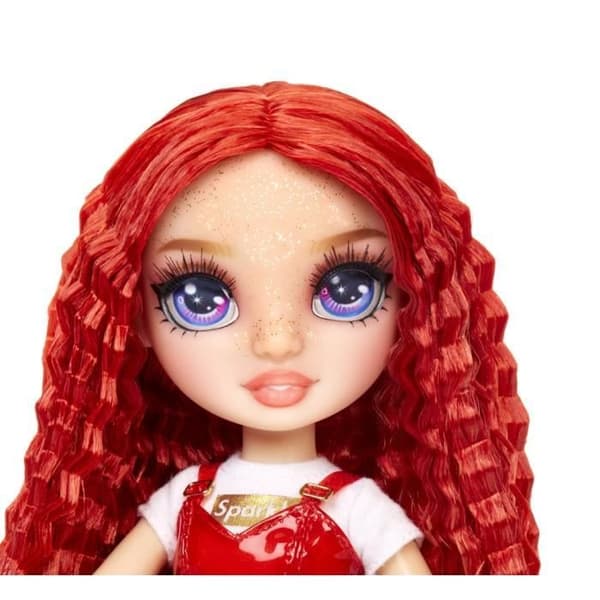 Rainbow High Fashion Doll with Slime Kit och Pet - Ruby (Röd) - 28cm Glitter Doll with Slime Kit