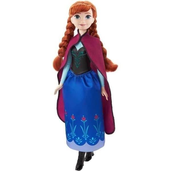 Frozen-Anna-Mattel Disney-docka med förband och tillbehör HLW49