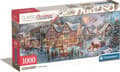 Miniatyrbild 1 av 2: Clementoni Panorama Compact Christmas Collection + vykort - 1000 element