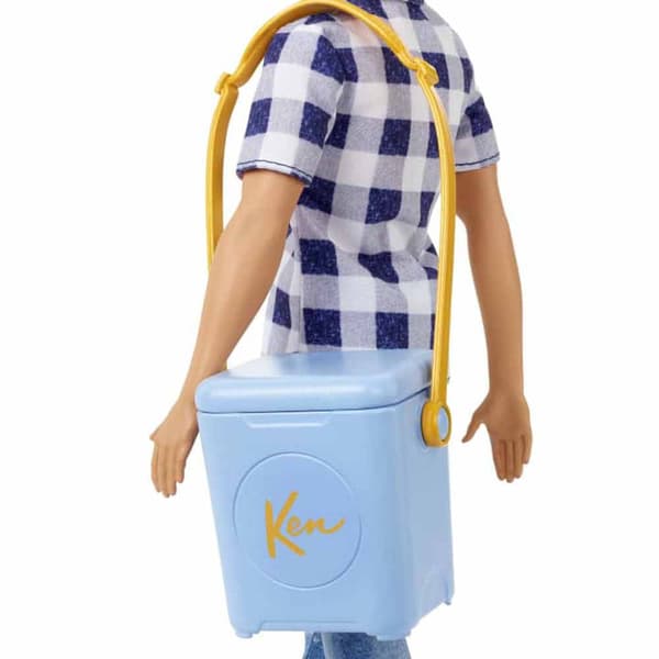 Barbie To Ken Ting Dukke Camping Blå