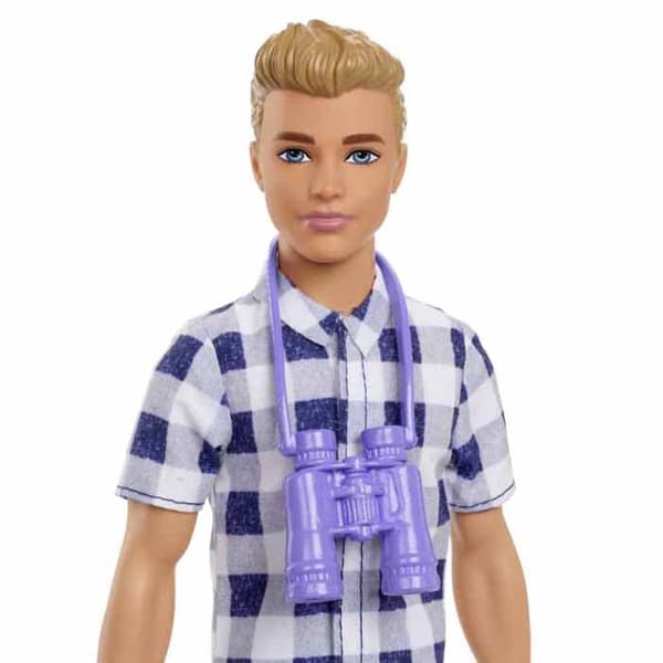 Barbie To Ken Ting Dukke Camping Blå