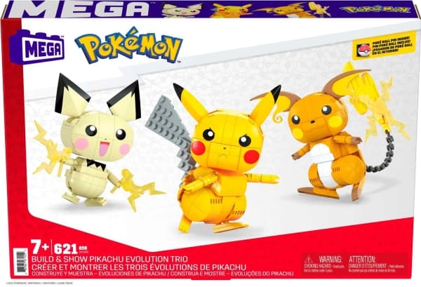 Mega Bloks Pokemon Shocking Trio