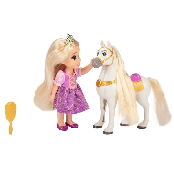 Disney Tangled Rapunzel + Maximus doll 15cm