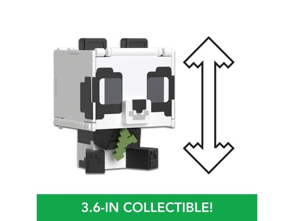 Minecraft FLIPPIN'' FIGS Panda + Cake, 6 år, Flerfarget, Plast