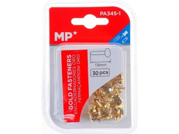 Guld dekorativa dubbar 19mm x 30st
