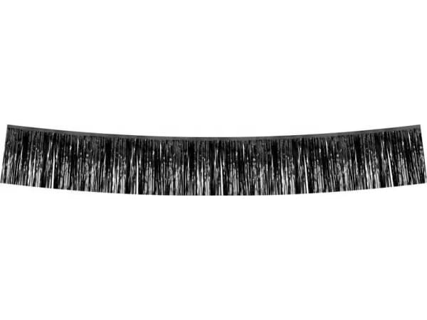 GoDan Dekorativ girlang metallic svart 30x300cm