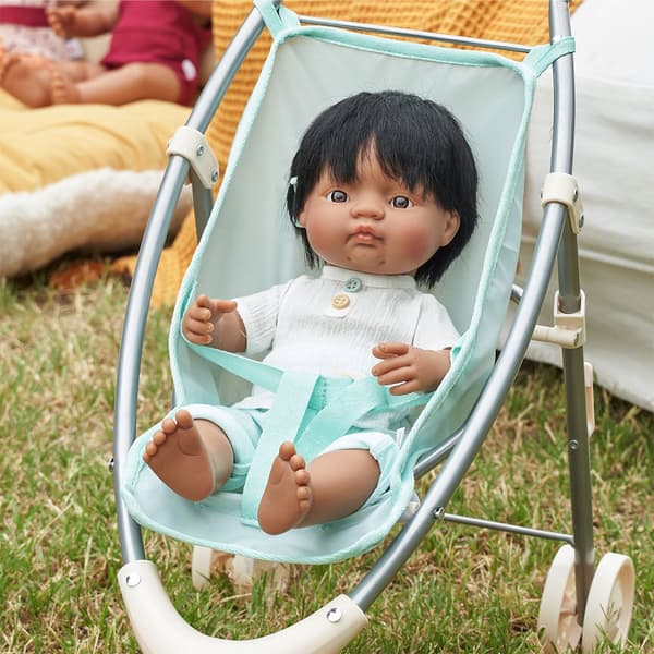 Miniland Latina Implantilla Vauvanukke 38 Cm Musta
