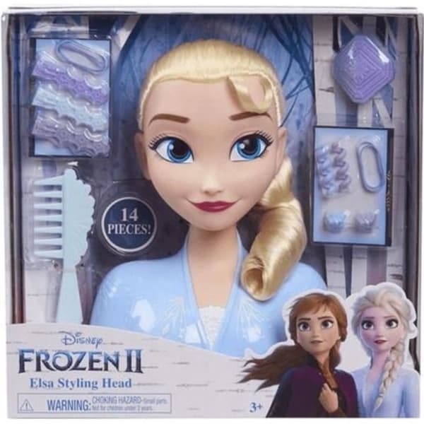 Elsa Frozen II stylinghuvud - Disney - 32805 - 26 cm
